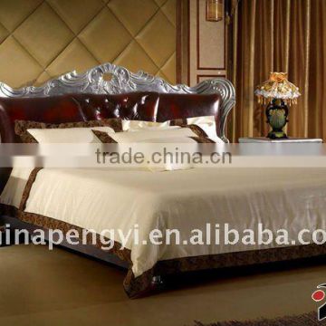 classical soft leather bed PY-998