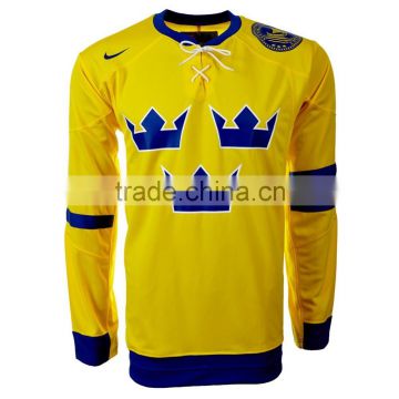 Custom cheap team Canada ice hockey jersey pakistan / Sublimation jersey's