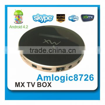 Android 4.2 amlogic 8726-mx Dual Core Mini PC RJ-45 USB WiFi XBMC Smart TV Media Player android 4.2 smart tv box