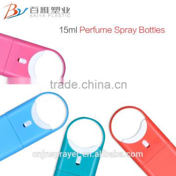 10ml 15ml refilled credit card shape spray bottles/15ml empty card perfume sprayer/key chain perfume bottles