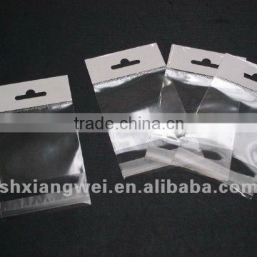 2012 hot sell with printing Clear Plastic Bag