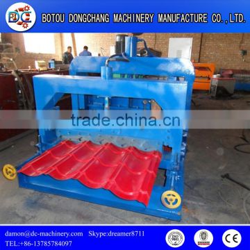 Glazed Aluminum Sheet Metal Roofing Roll Forming Machine/ Hydraulic Glazed Roof Panel Roll Forming Machine