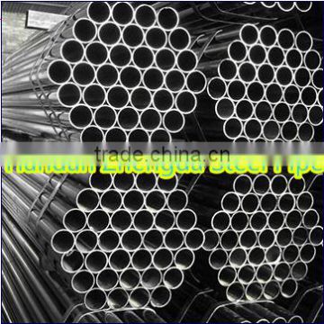 EN10219 Q195-Q235B Black ERW Round Steel Pipe