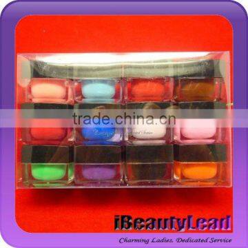 Solid nail UV gel with 12 colors