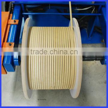 Glass-fiber covered enameled rectangular insulated copper magnet wire