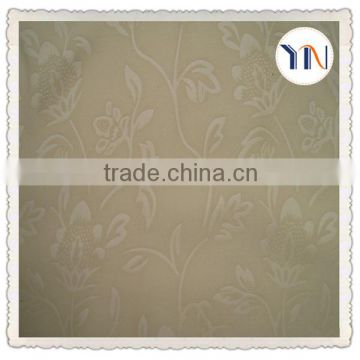 embossed blackout polyester fabric two side dull flame retardant fabric