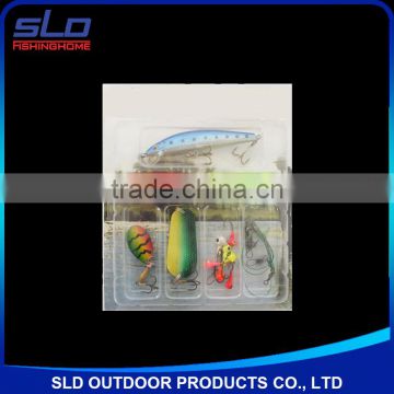 fishing lure bait assortment with blister