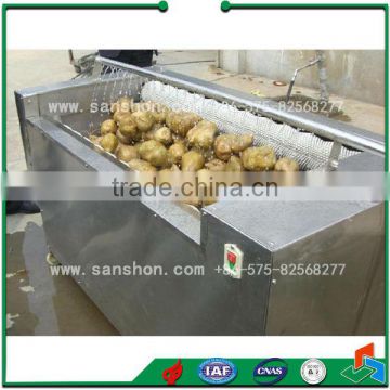 Advanced Sanshon MXJ-10G Fruit, Vegetable Brush Washing and Peeling Machine