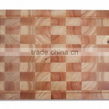 High quality best selling eco friendly Rectangular Natural RubberWood Cutting Board from Viet Nam