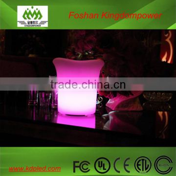 Color change attractive LED plastic decorative vase