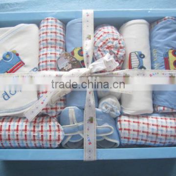 Wholesale Cute Style Comfortable 10 Pcs Wholesale Newborn Baby Clothing Gift Set For Summer