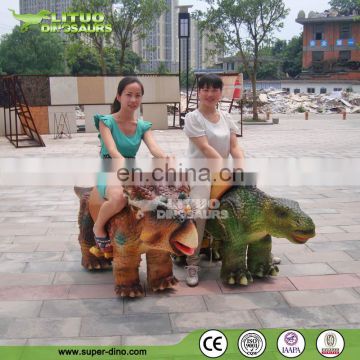 Amusement Park Dinosaur Rides Rolling Way