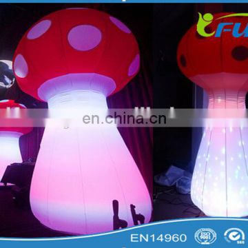 lights decors inflatable mushroom /inflatable led lights mushroom for sale / infatable mushroom decorations with led lights