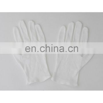 China Supplier White Working Cotton Glove with Good Quality and Low Price