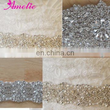 Crystal Beaded Embellished Bridal Sash