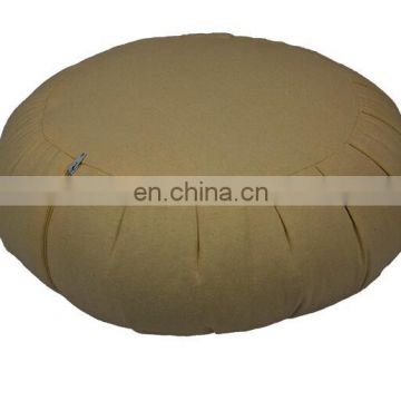 Organic Buckwheat Removable Washable Portable Round Custom Meditation Pillow Cushion