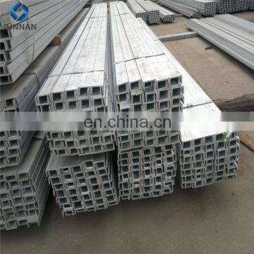Q235 SS400 Steel U channel U channel size high quality steel profile for construction