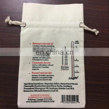 Promotional gift cotton material packaging soap bags
