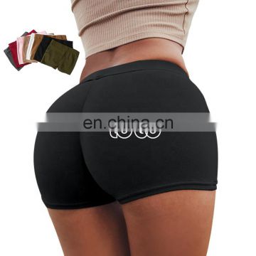 Wholesale Custom Women Tight-fitting Hip Yoga Shorts Elastic Women Breathable Underwear