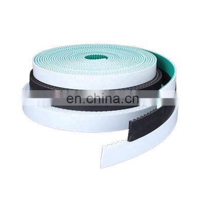 industrial belt PU white color with steel wire open ended timing belt