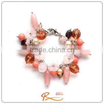 Newest design high quality crystal bead bracelet