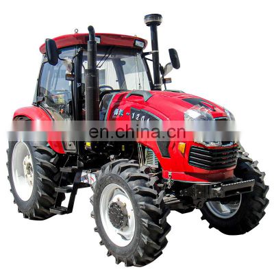 120HP Heavy duty High quality and long service tractors map 40 90hp 100hp 120hp 4X4 4WD mini tractor farming with front loader
