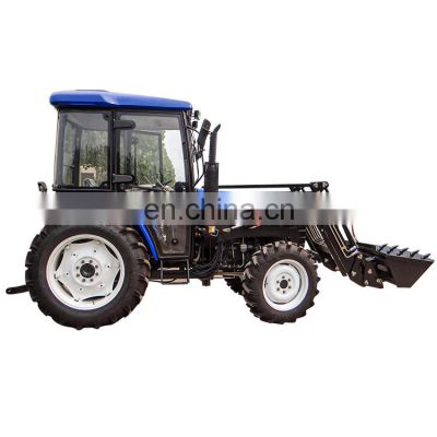 Farm tractors MAP404 road tractor for sale with front loader backhoe
