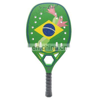 New Arrival Low MOQ Customized Carbon Beach Tennis racket