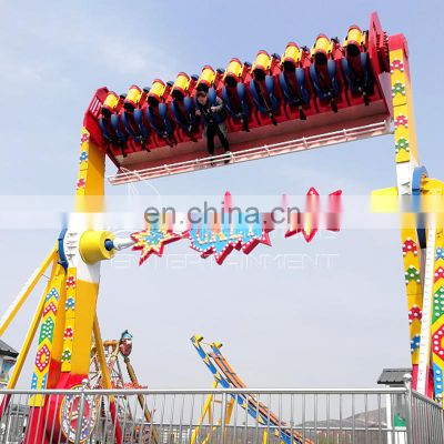 Large outdoor equipment funfair thrill game playland hells gate ride for kids adults for sale