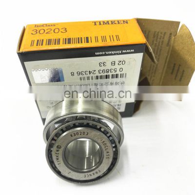 taper roller bearing 30203 size 17*40*13.5mm good quality