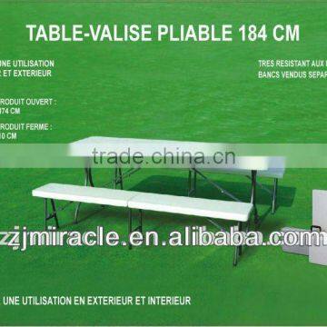 1.83M Blow mold picnic tables set for outdoor use