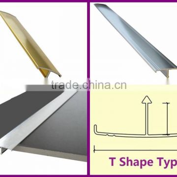 Chromed flexible round & square edge protection tile trim