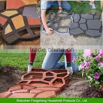 DIY decorative concrete slab mould, plastic mould for brick