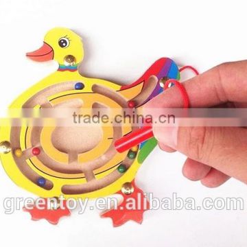 wooden magnetic maze toy wood educational toys for baby