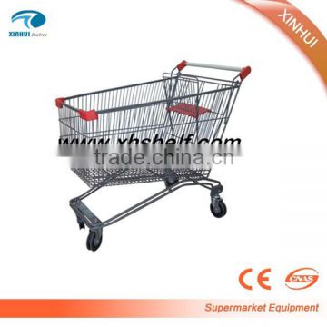 2014 Best-Sell metal wire Supermarket Shopping Trolley & Cart