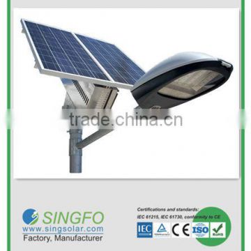 Solar Street Lighting CE 30W LED 6m pole