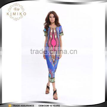 Wholesale Summer Women Maxi Bodycon Dashiki