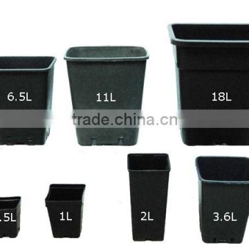 Wholesale Hydroponic Nursery Plastic Plant Bag indoor rattan plant pot series