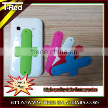 Creative mini one logo printed Touch-u silicone funny cell phone holder for desk