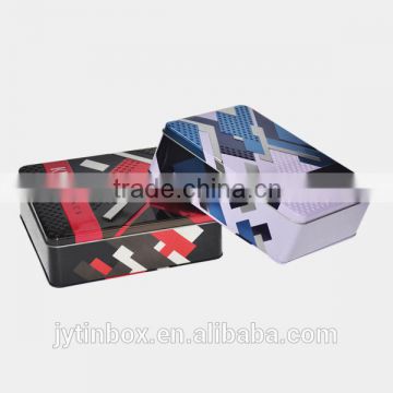 Wholesale rectangular perfume metal tin box tin can for sale