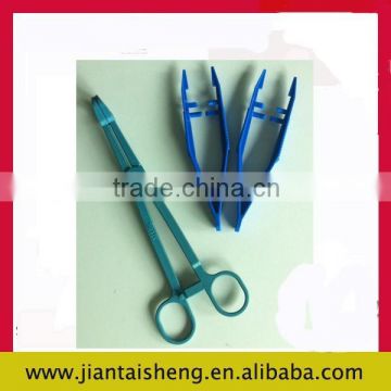 Clean and environmental protection disposable medical plastic tweezer