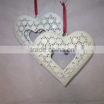 White Hanging design Heart