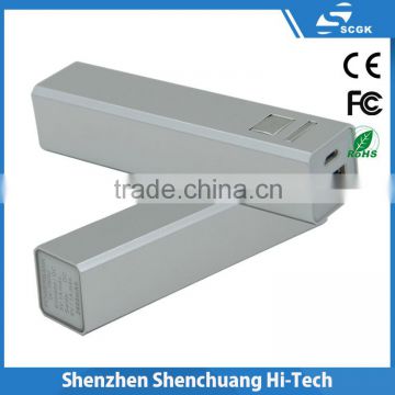 High quality Customized Capacity Power Bank with LED Light