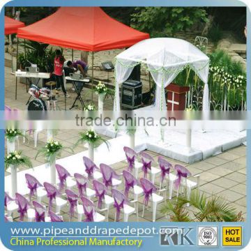 RK elegant freestanding system used pipe and drape for sale wedding pipe and drape fittings