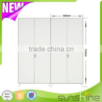 Classic Design Of White Office Cabinet Design With Aluminum Edgebanding ZS-M0840