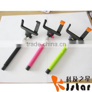 2014 kjstar best quality monopod with bluetooth for ios and android Z07-5 perfect for selfie.
