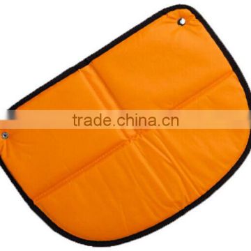Travel Folding Seat Single Simple Waterproof Picnic Mat Beach Litter Mats Grass Mat Moisture-proof Pad-Orange