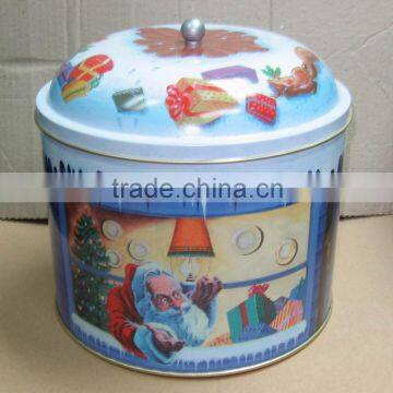 Christmas cookie tin box, Biscuit tin case