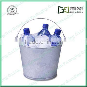 OEM Printed Food Grade Material Metal Ice Bucket With Tins