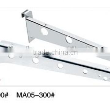 Slatwall Hanging shelf brackets for holding glass or acrylic shelves & shelf l bracket